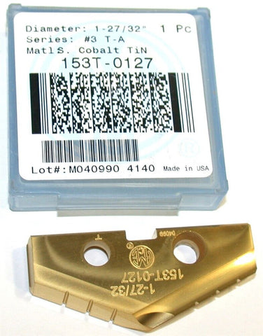 Allied Machine Original T-A 1 27/32" Spade Drilling Insert 153T-0127