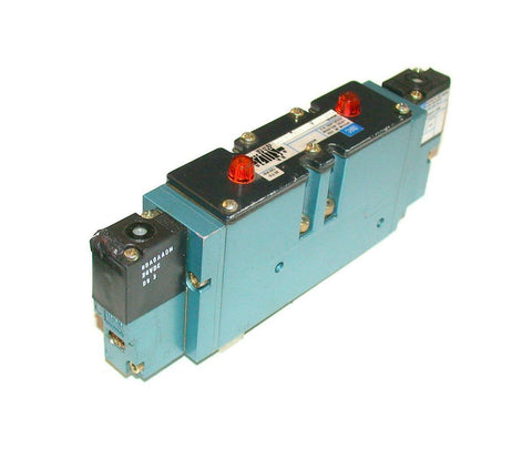 MAC DUAL COIL SOLENOID VALVE 24 VDC 5.4 WATTS MODEL 93ABABCJADM-DMDDAP1DM