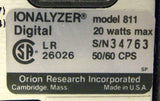 ORION RESEARCH 811 IONALYZER MICROPROCESSOR PH / MILLIVOLT METER