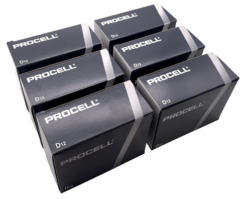 Duracell Procell D Alkaline Batteries 1.5V PC1300 USA 72 Count Expires 2026