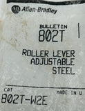 Allen-Bradley 802T-W2E Ser. B Adjustable Roller Lever Steel LImit Switch