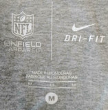 Nike NFL On Field Apparel Men's Dri-Fit Philadelphia Eagles Gray Shirt Size M