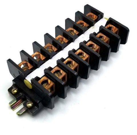 Square D 1828-B27 Terminal Block 7-Position W/Din Rail