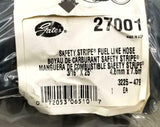 Gates 27001 Safety Stripe Fuel Line Hose 3/16" 25' Roll