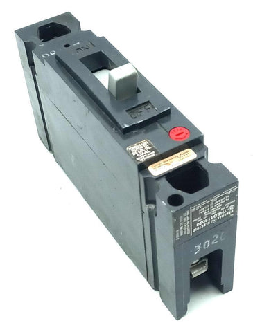 Lot of (2) General Electric THED113020 1 Pole Circuit Breaker 20A 277VAC 125VDC