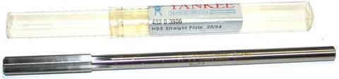 Yankee 25/64" Right Hand Spiral 6 Flute Reamers 433-0.3906 New