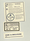 Hammond 1418J10 Steel Electrical Enclosure w/ Panel 24" x 24" x 10" Type 12
