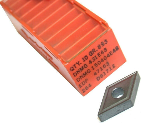 Lot of 7 New Carboloy Indexable Carbide Turning Inserts DNMG 431 E48
