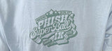 Gildan Men's Phish Super Ball IX Clean Vibes Staff Light Blue Shirt Size Large