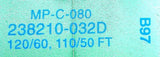 ASCO 238120-032-D Solenoid Coil MP-C-080 120/60 110/50 FT 238120-032D