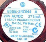 Allen Bradley 855E-24DN5 & 855E-24DN4 Red/Green/Orange Stack Light