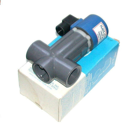 New Plast-O-Matic True Blue  EASM6EP22W20PV  Solenoid Valve  120 VAC 20 Watts