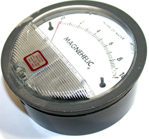 Dwyer Magnehelic 0 to 10 Differential Pressure Gage 2010C