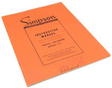 Simpson Model 111 Digital Voltmeter Instruction Manual