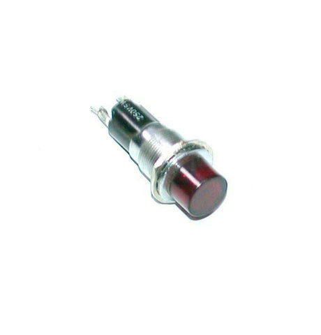 Unbranded Red Panel Mount Indicator Light W/Lock Nut