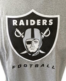 Nike Dri-Fit Men's NFL Oakland Raiders Football Gray Short Sleeve Shirt Size S