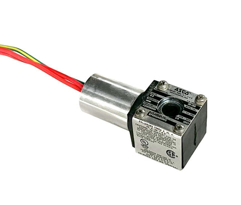 Asco EF8551A001MS Solenoid Valve Coil 30-250 PSI 6.3 Watts 120 VAC 1/4"