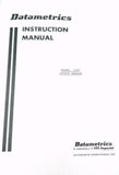 Datametrics Model 1107 Offset Module Instruction Manual
