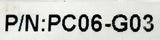 Lot of (5) Conek PC06-G03 Straight Stud 6mm Tube 3/8" BSPP Thread PTC Fitting