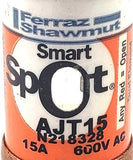 Ferraz Shawmut Smart Spot AJT15 Time Delay Fuse N218328 15A 600VAC (Lot of 9)