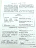 RFL Industries Model 485 Electronic Null Detector Instruction Manual