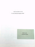 Fluke Model A90 Current Shunt Instruction Manual