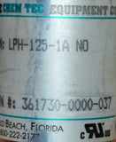 CHEM TEC EQUIPMENT CO. CTE LPH-125-1A FLOW MONITOR