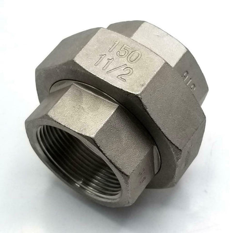 MB-316 150-1-1/2 Pipe Union Stainless Steel 1-1/2"