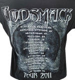 Tultex Men's Godsmack Tour 2011 Black Short Sleeve Shirt Size XL