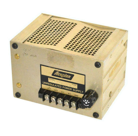 ACOPIAN U150Y20 UNREGULATED POWER SUPPLY 150 VAC @ 2 AMPS