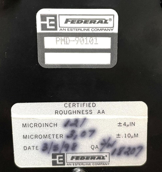 Mahr Federal PMD90101 Calsurf Certified AA Roughness Standard