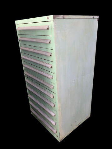 Vidmar Style 11 Drawer Industrial Tool Cabinet 30" x 27.5" x 61"