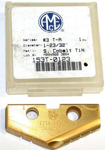 Allied Machine T-A 1 23/32" (1.7187") Spade Drilling Insert 153T-0123