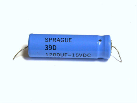 BRAND NEW SPRAGUE CAPACITOR 1200UF 15VDC 39D