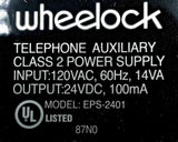 Cooper Wheelock EPS-2401 Power Supply 24VDC 100mA