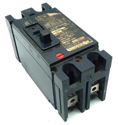 Cutler-Hammer FC2020 2 Pole Circuit Breaker 20A 600VAC 1 PH Bolt On