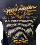 Hanes Men's Bob Seger Rock N Roll Never Forgets 2011-2012 Tour Shirt Size Large
