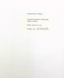 Kepco Model KS36-10 Voltage Regulated Power Supply Instruction Manual