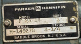 Parker F-2A-14 Hydraulic Cylinder 1" Bore 3-1/4" Stroke