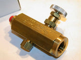 UP TO 19 DELTROL 1/4" BRASS PNEU-TROL FLOW VALVE FPT20B