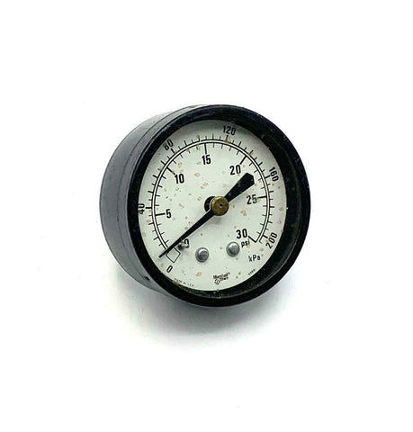 Marshall Town 0-30 PSI 0-200 kPa Pressure Gauge 1/8" NPT Back Mount