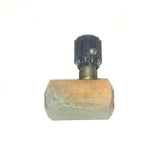 Hycon  DRV10 1.1/5V  Brass Flow Control Needle Valve 3/8 NPT 350 Bar 5000 PSI