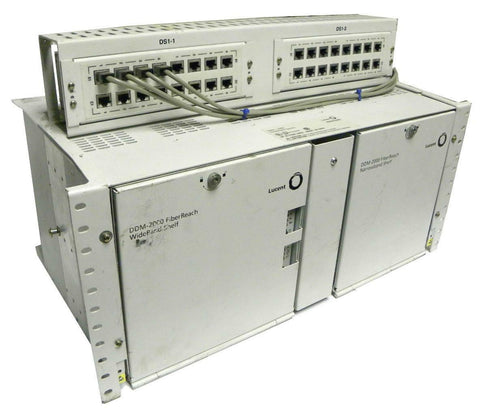 FIBER REACH SYSTEM DDM-2000 MULTIPLEXER W/ WIDEBAND & NARROWBAND - SOLD AS IS