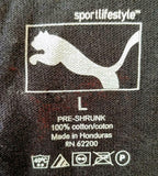 Puma Men's Grr Bird Panther Graphic Black Short Sleeve Shirt Size Large