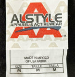 Alstyle Men's Lynard Skynard Rock And Rebels Black Short Sleeve Shirt Size M