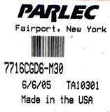 Parlec 7716CGD6-M30 Tapping Tap Adapter TA10301 DIN 376 M30