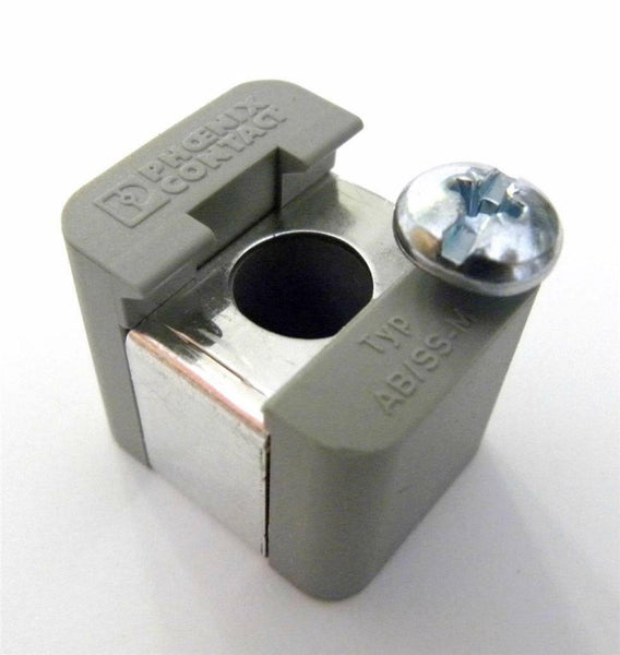 NEW PHOENIX CONTACT SUPPORT BRACKET W/ RETAINING SCREW MODEL AB/SS-M