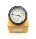 New Marsh  KM0BC325  Panel Mount Air Pressure / Vacuum Gauge 3-1/4" Face 0-30
