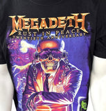 Anvil Men's Megadeth 20th Anniversary Rust In Peace Black Shirt Size Large