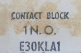 Lot of (2) Cutler-Hammer E30KLA1 Contact Block 10A 600VAC 1NO